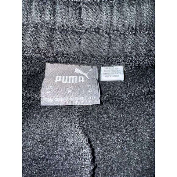 PUMA Black & White Men’s Logo Joggers Size Medium - Picture 5 of 5
